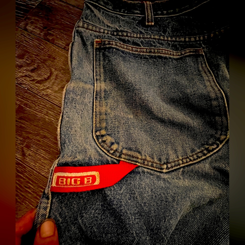 Vintage Big B bleached denim